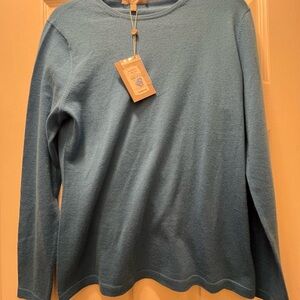 Neiman Marcus Vibrant Blue Knit Top